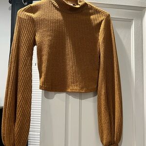 Women's Ribbed Tan Top